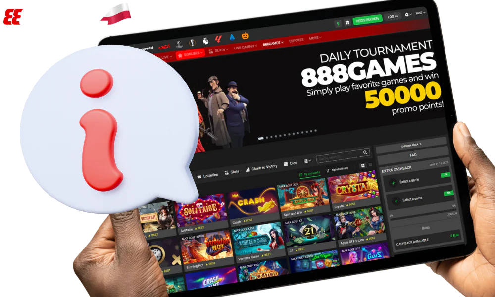 Podstawowe informacje o kasynie online 888starz